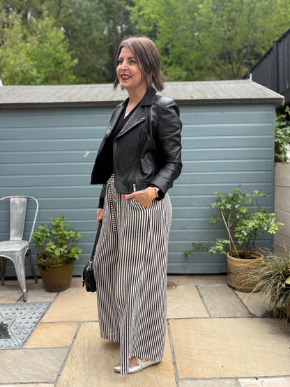 Linen Striped Trousers