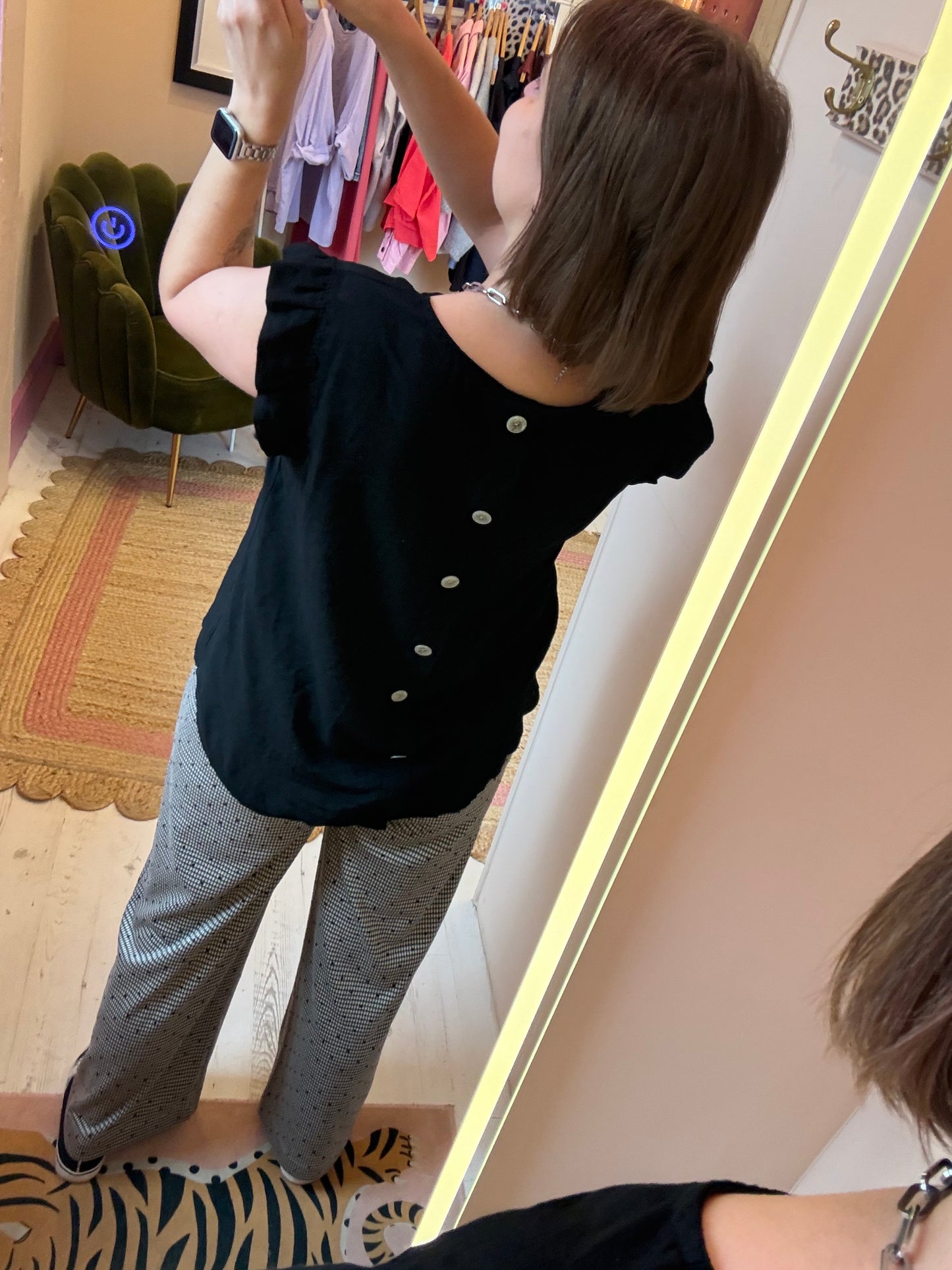 Frill Shoulder Top