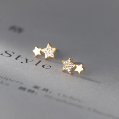 Star Duo Stud Earrings