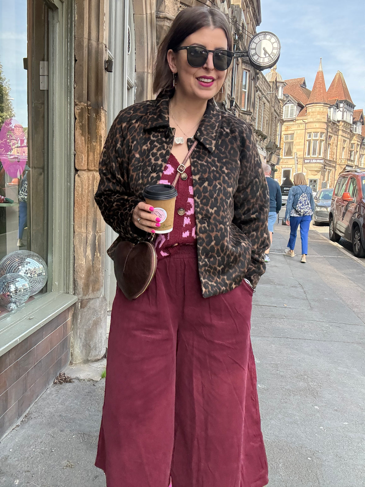 Leopard Cropped Jacket