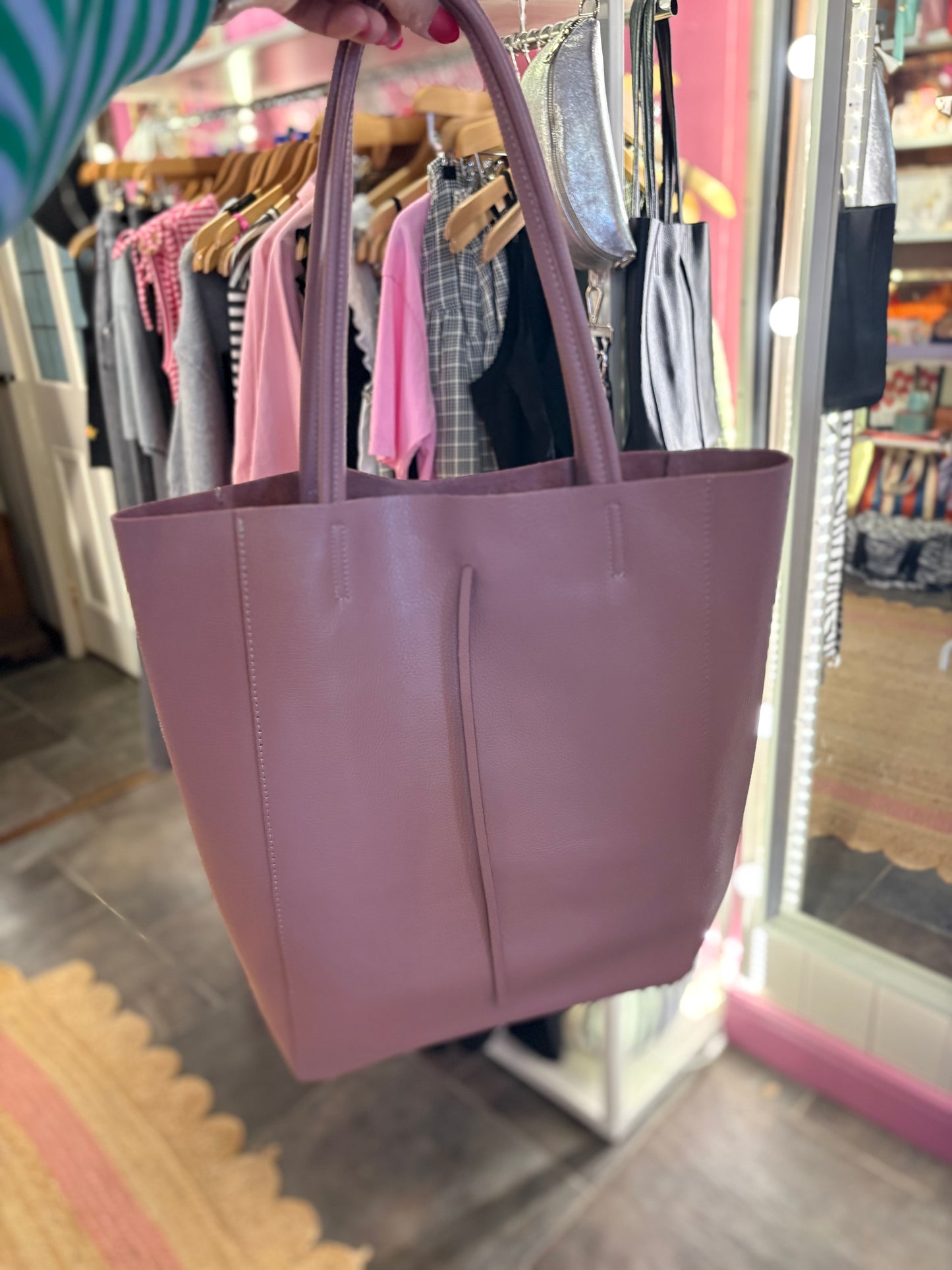 Leather Tote Bag