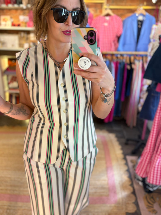 Candy Stripe Waistcoat