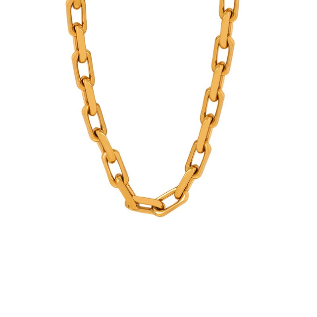 Chunky Oval Chain Necklace