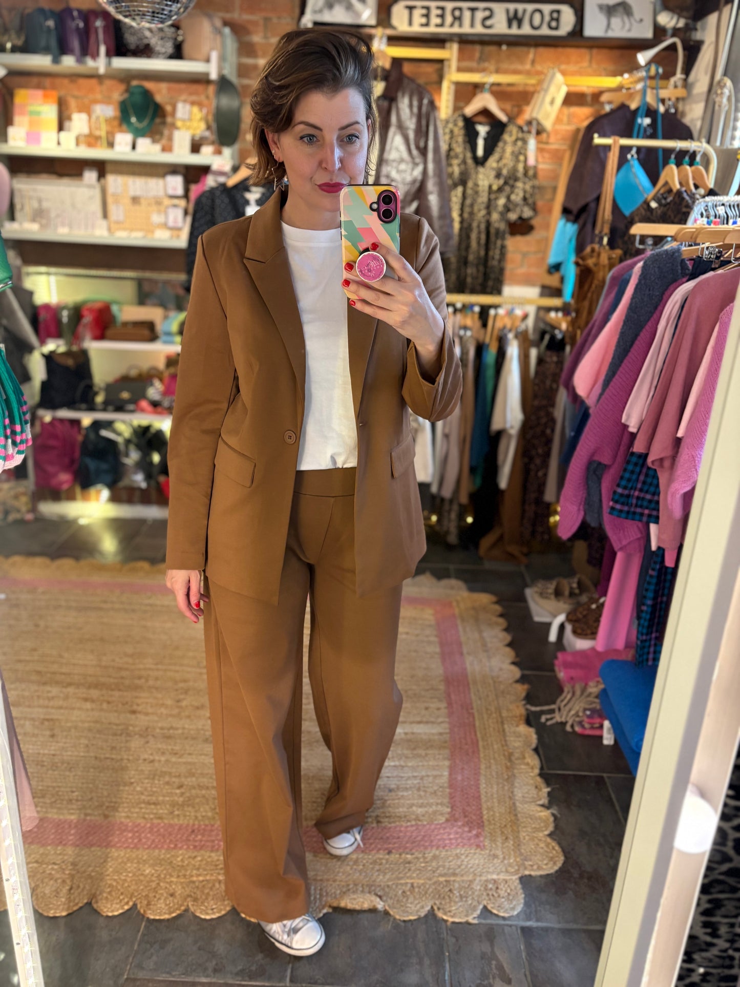 Wide Leg Tailored Trouser