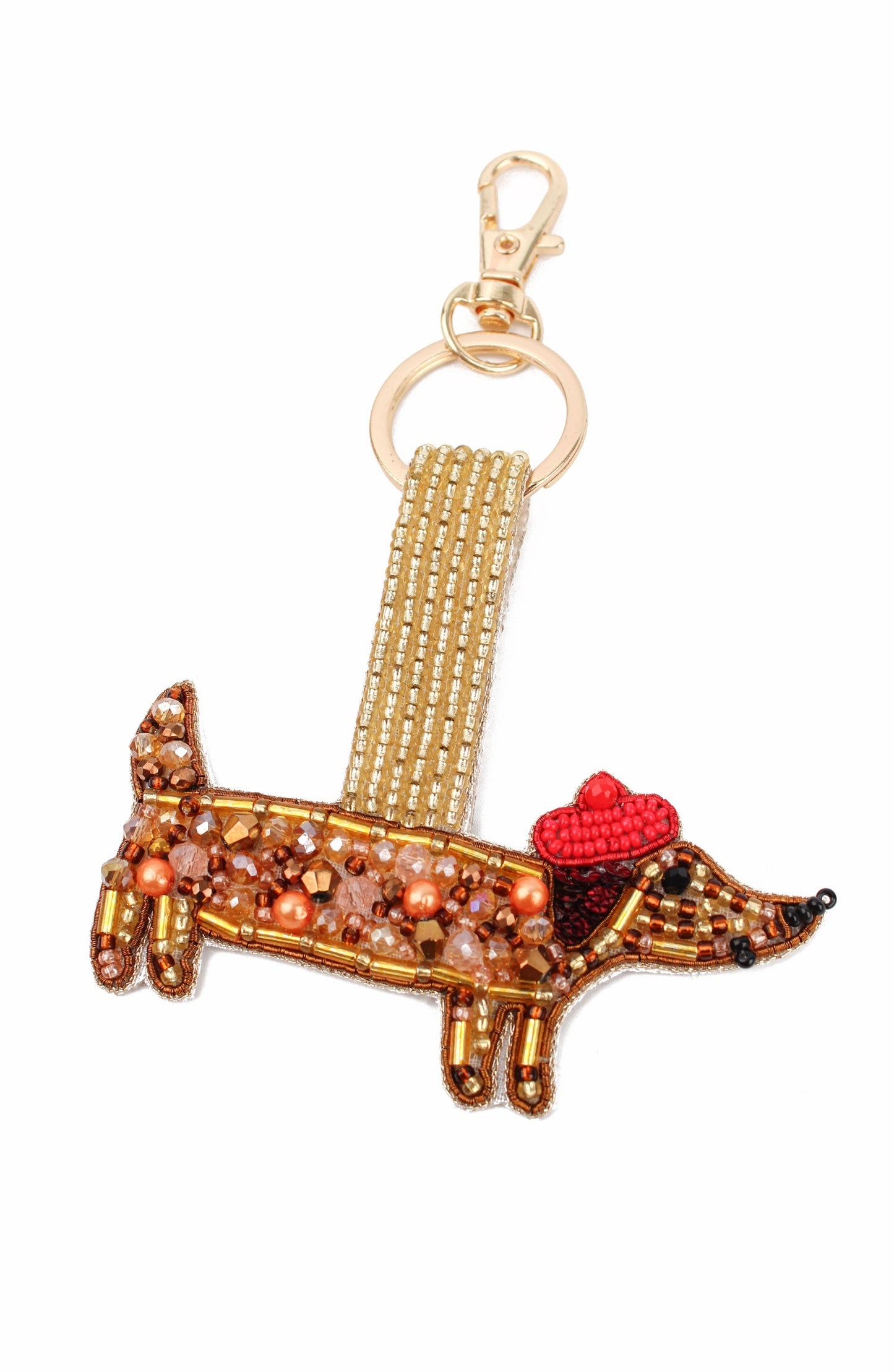 Dachshund Keyring/Bag Charm