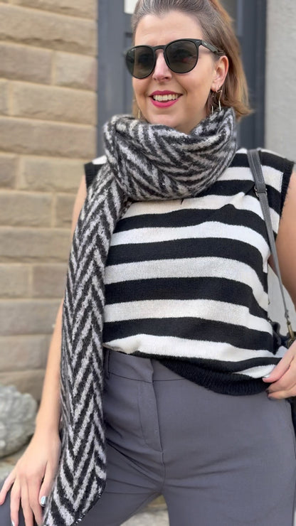 Striped Knit Tank Top | 3 Colourways