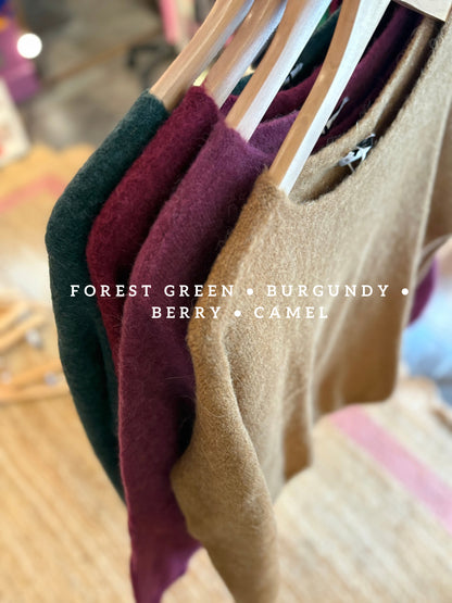 Alpaca Knit Long Sleeve Jumper