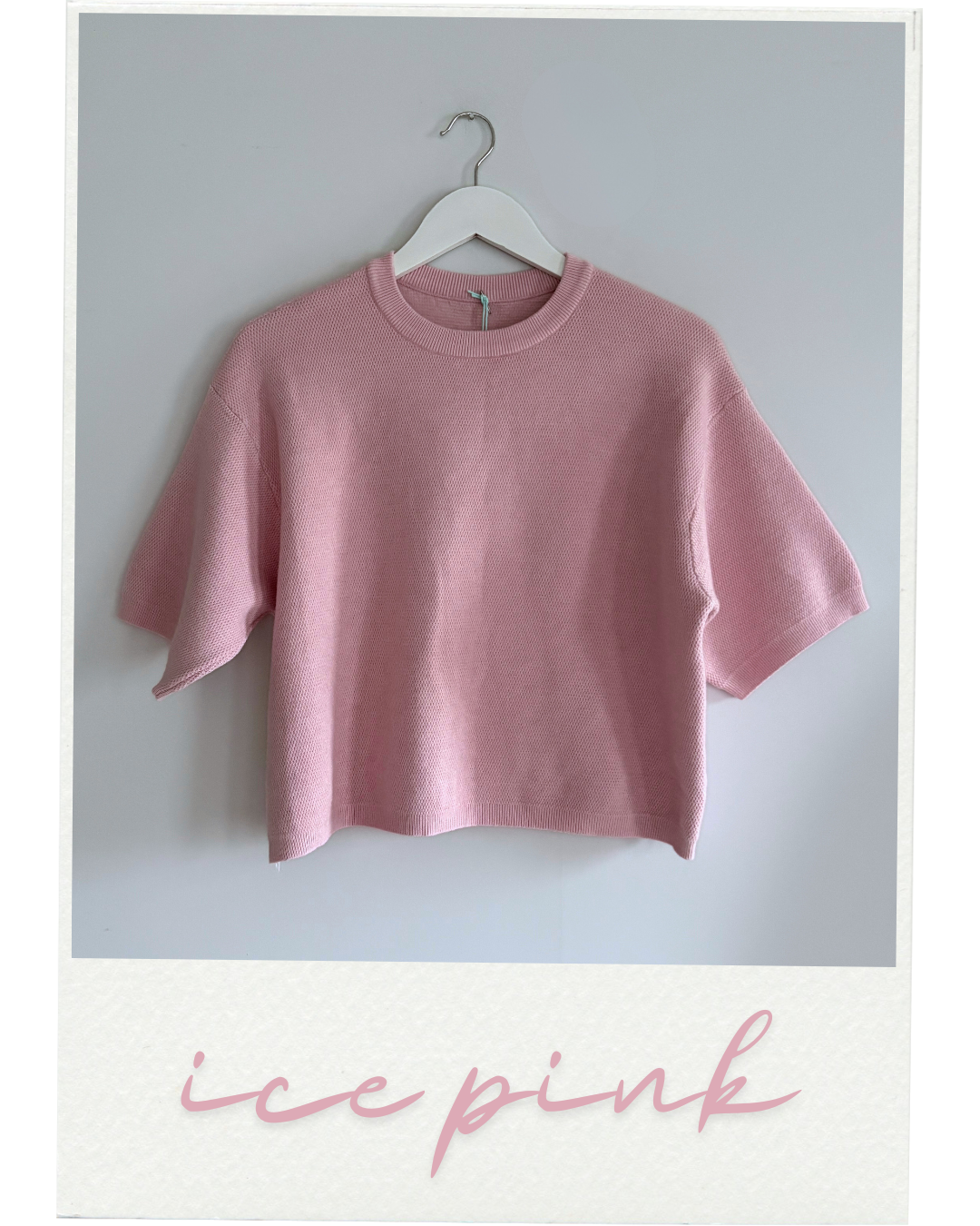 Waffle Knit Boxy Jumper