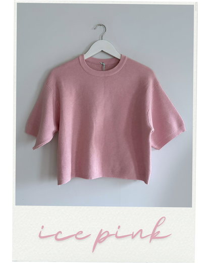 Waffle Knit Boxy Jumper