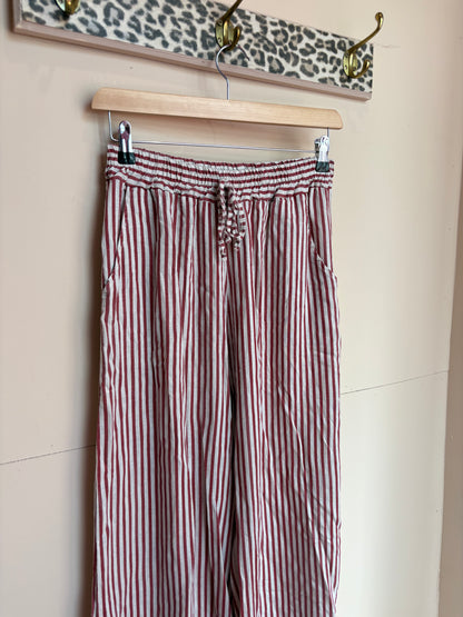 Linen Striped Trousers