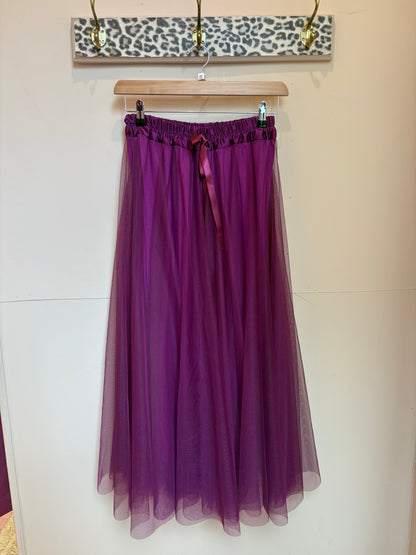 Ribbon Tulle Skirt