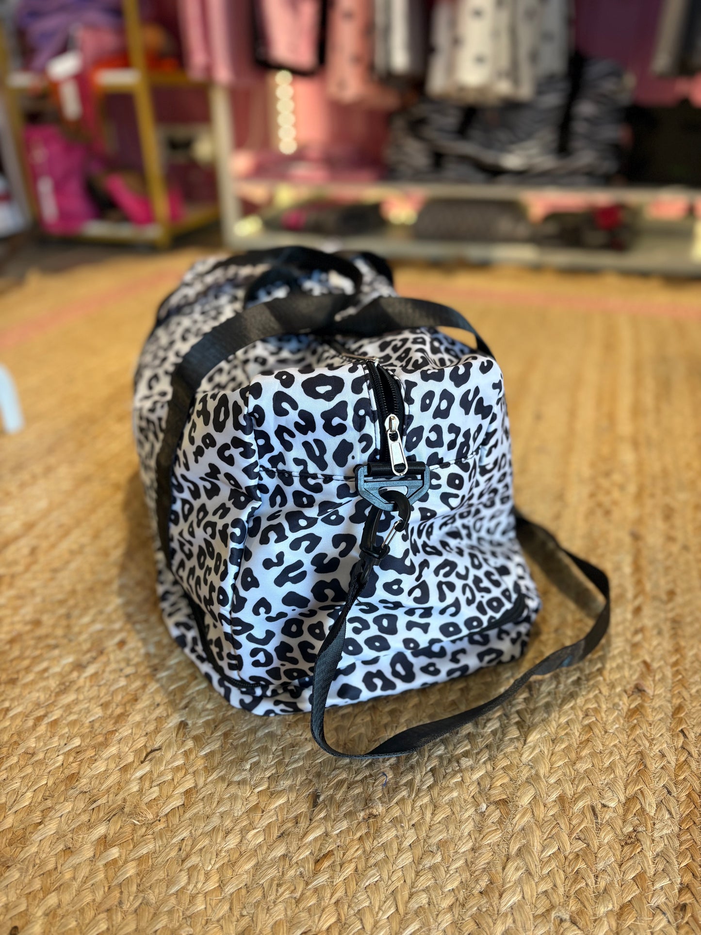 Animal Print Weekend Holdall Bag