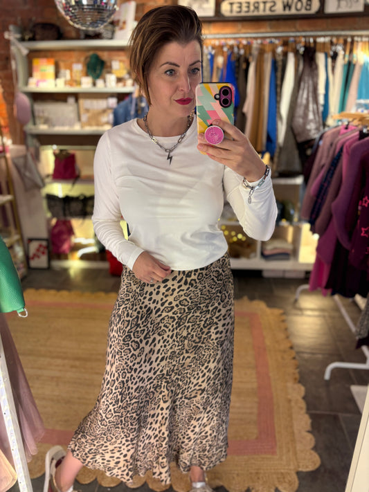 Off White Long Sleeve T-shirt