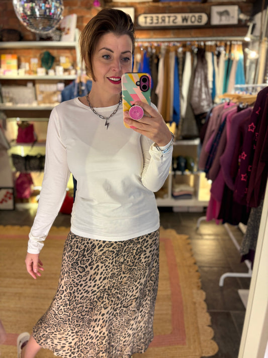 Off White Long Sleeve T-shirt