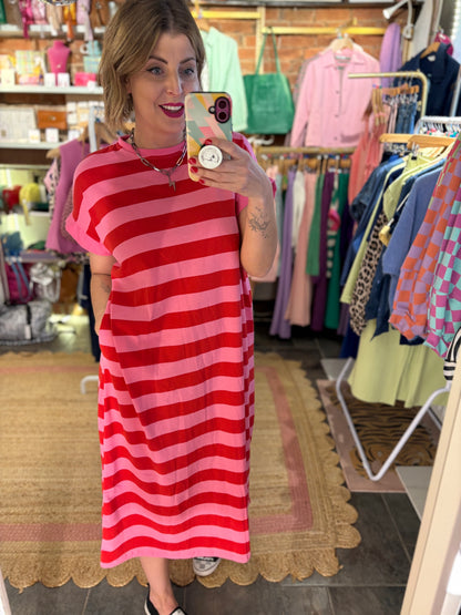 Striped T-Shirt Dress