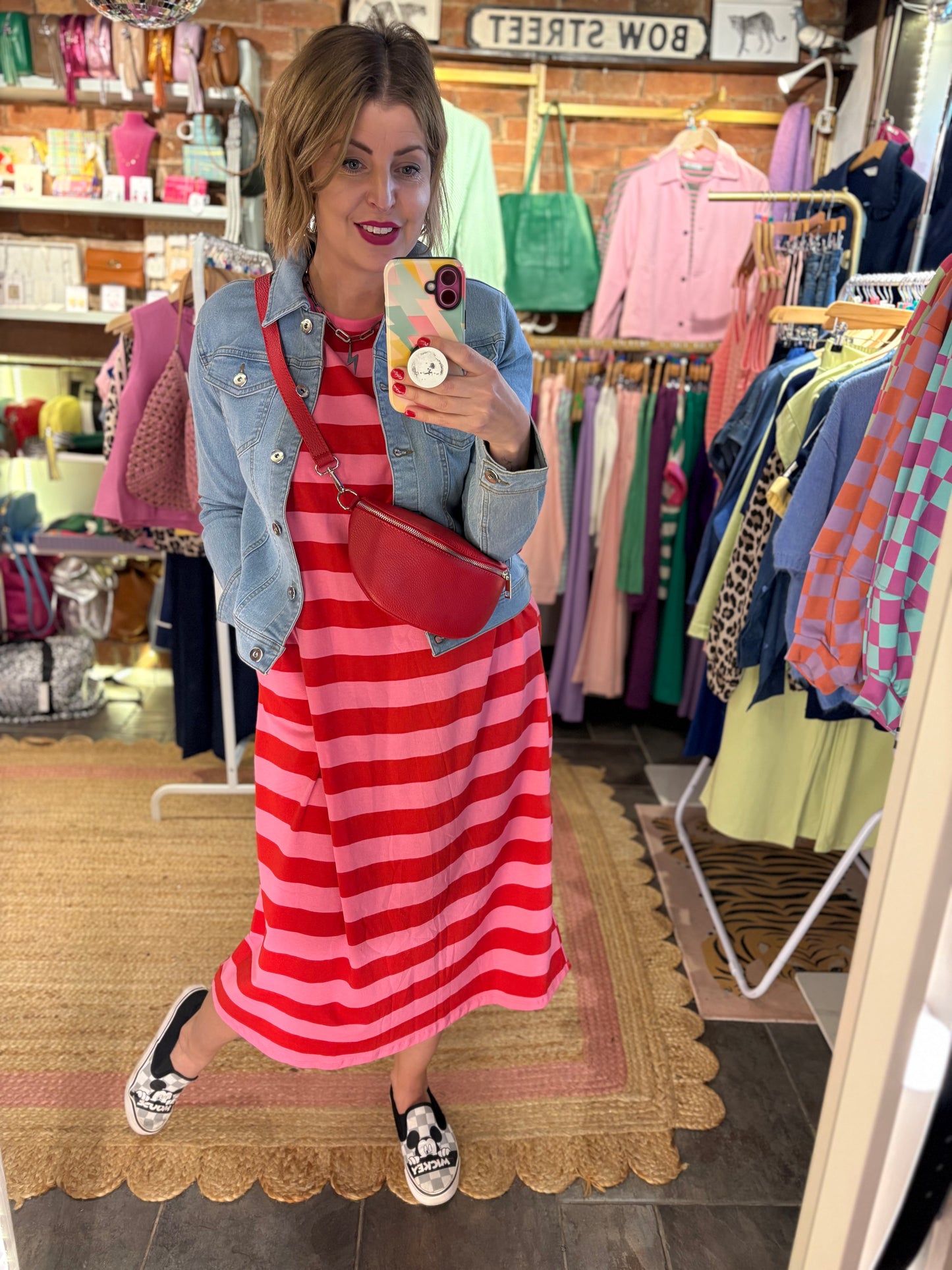 Striped T-Shirt Dress