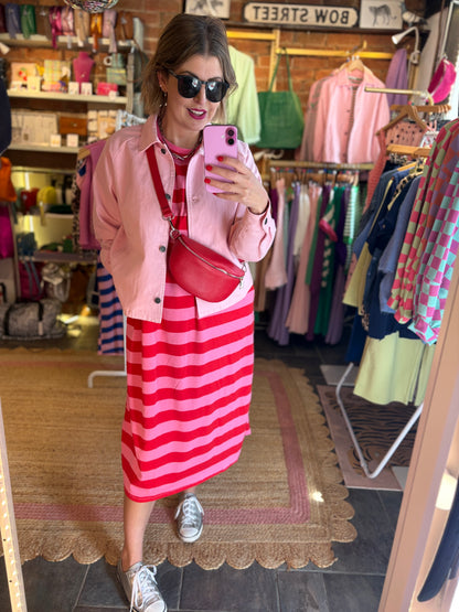 Striped T-Shirt Dress