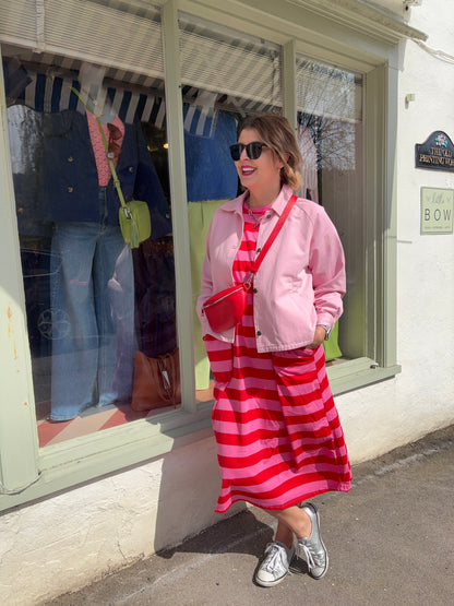 Striped T-Shirt Dress