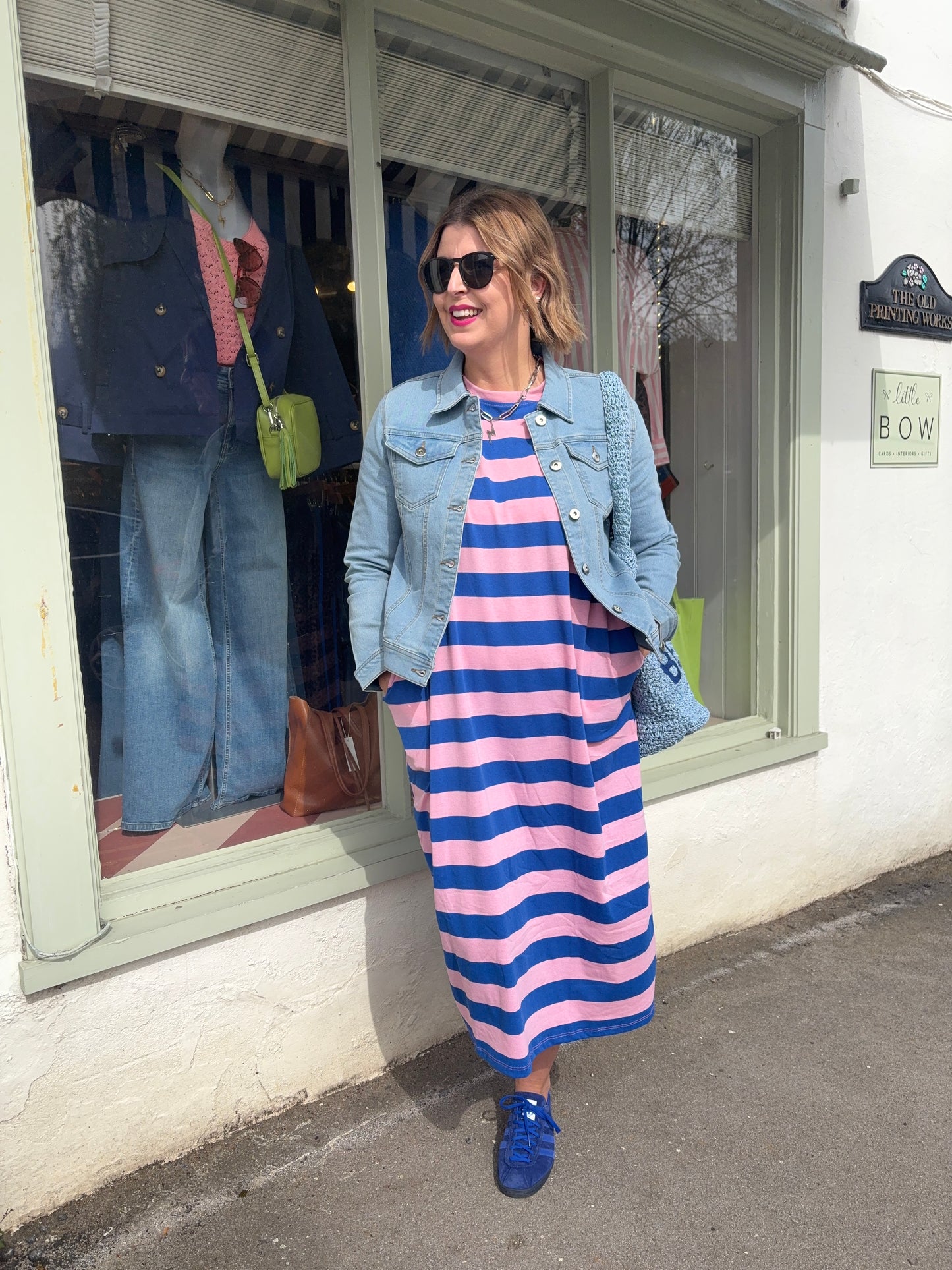 Striped T-Shirt Dress