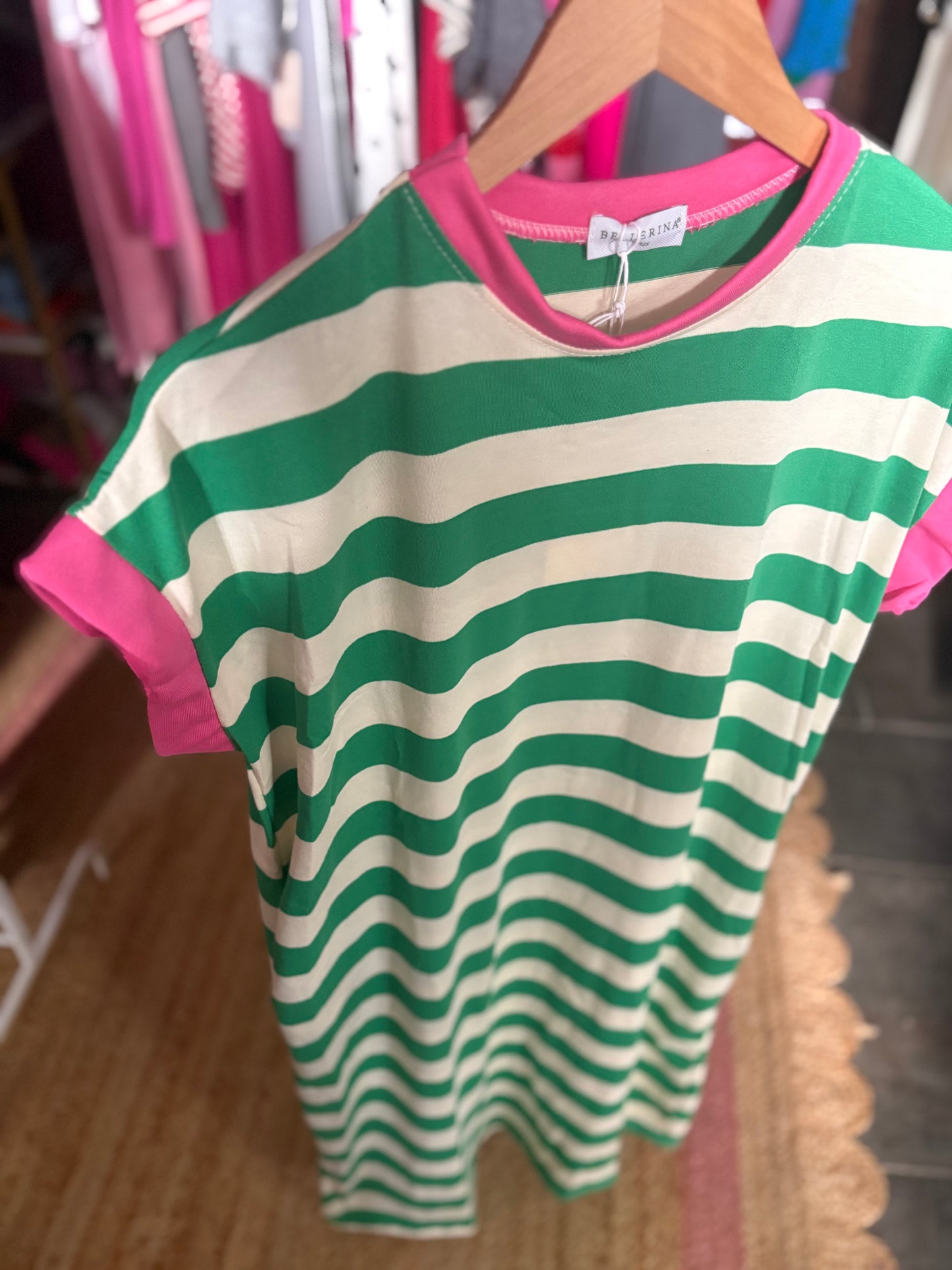 Striped T-Shirt Dress