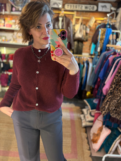 Alpaca Long Sleeve Cardigan