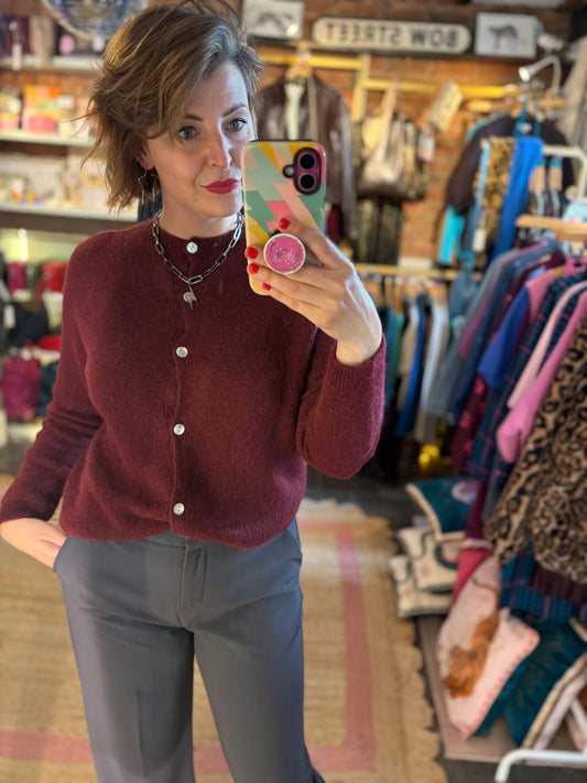 Alpaca Long Sleeve Cardigan