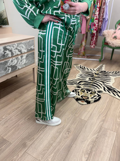 Satin Co Ord Wide Leg Trouser