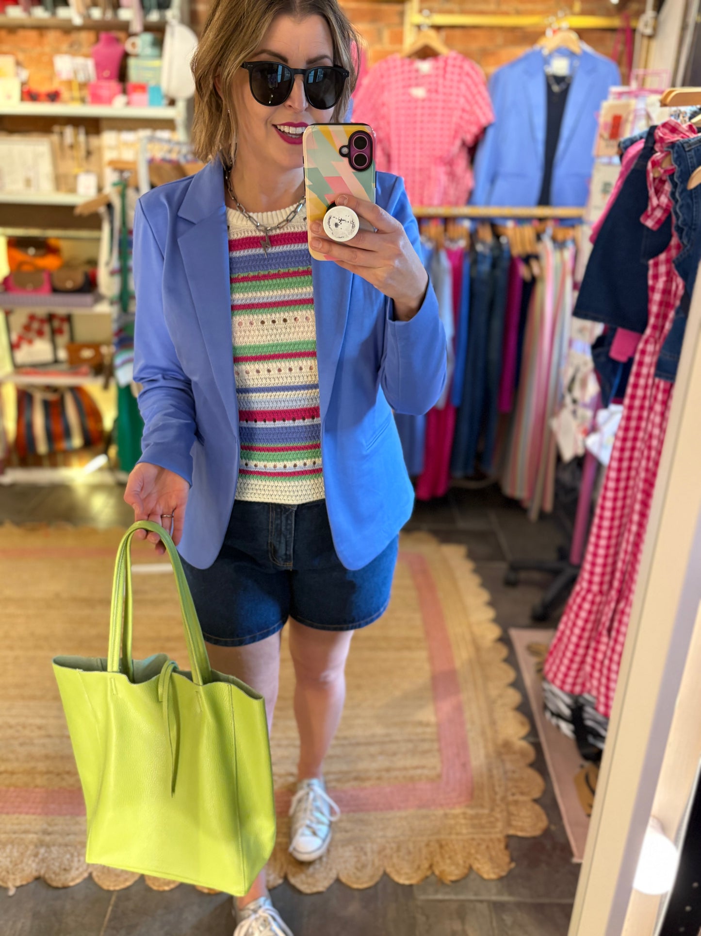 Jersey Soft Blazer - Wedgewood Blue