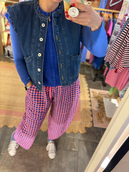 Mohair Zip Vest