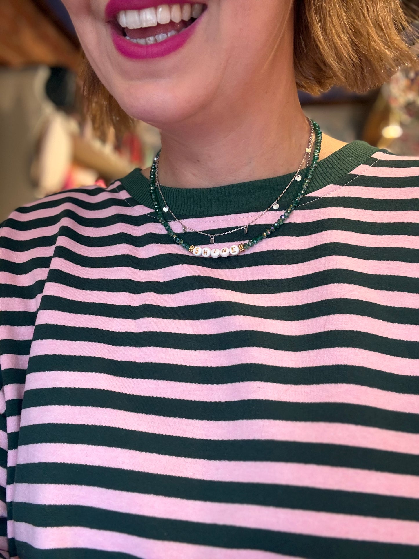 SHINE Beaded Necklace