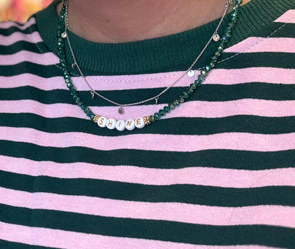 SHINE Beaded Necklace