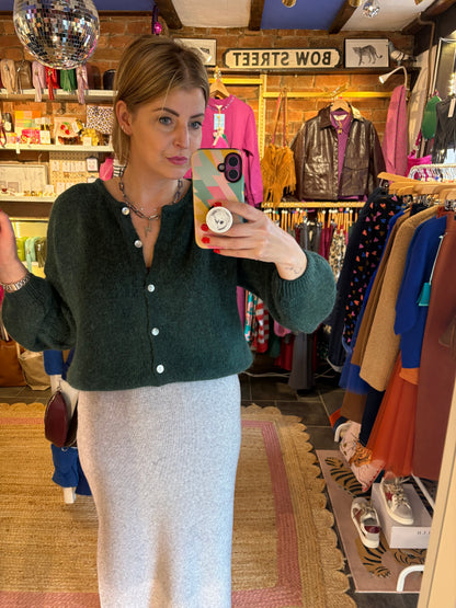 Alpaca Long Sleeve Cardigan