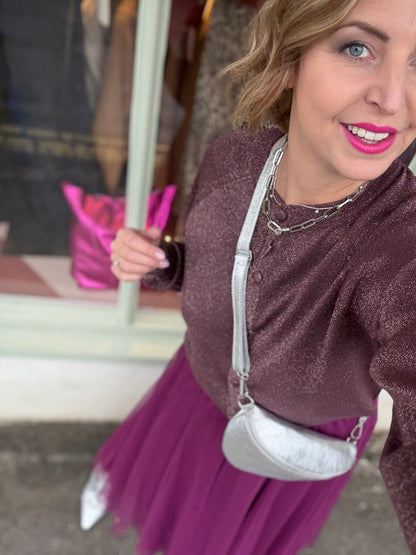 Metallic Knit Cardigan | 3 Colours