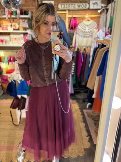 Metallic Knit Cardigan | 3 Colours