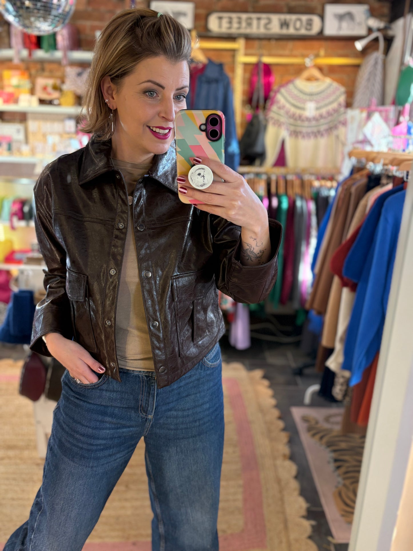 Plain Cashmere Blend Layering Top