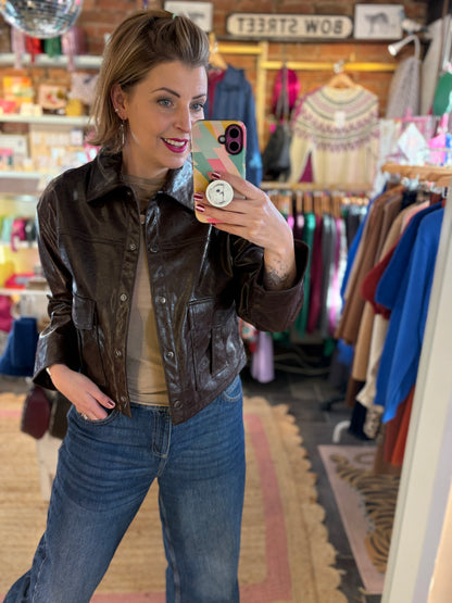 Plain Cashmere Blend Layering Top