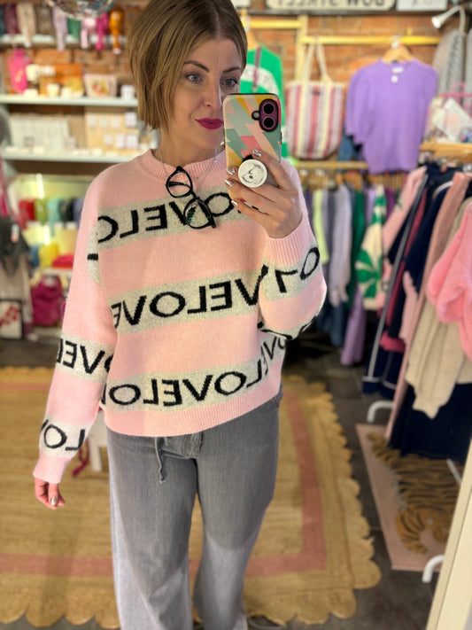 LOVE Knit Jumper