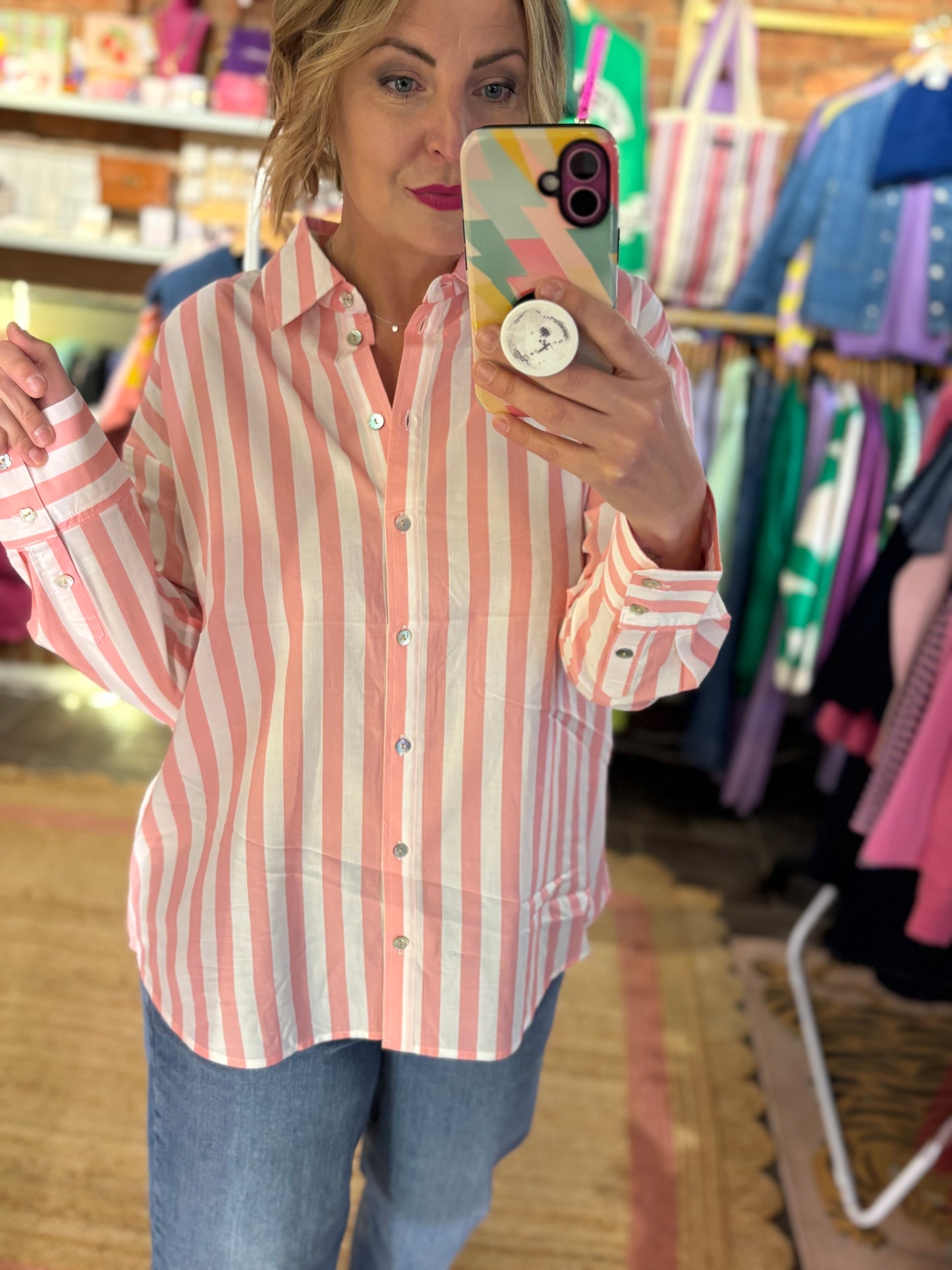 Candy Stripe Blouse