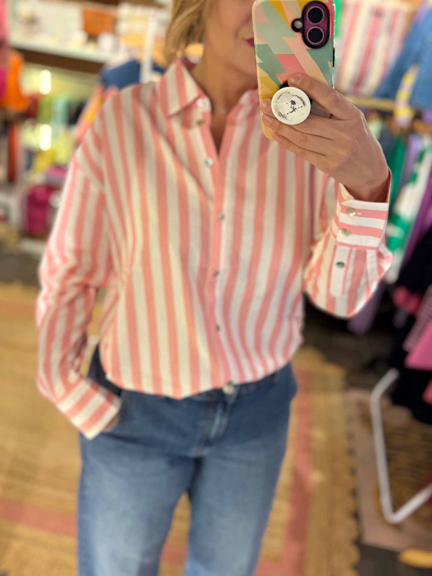 Candy Stripe Blouse