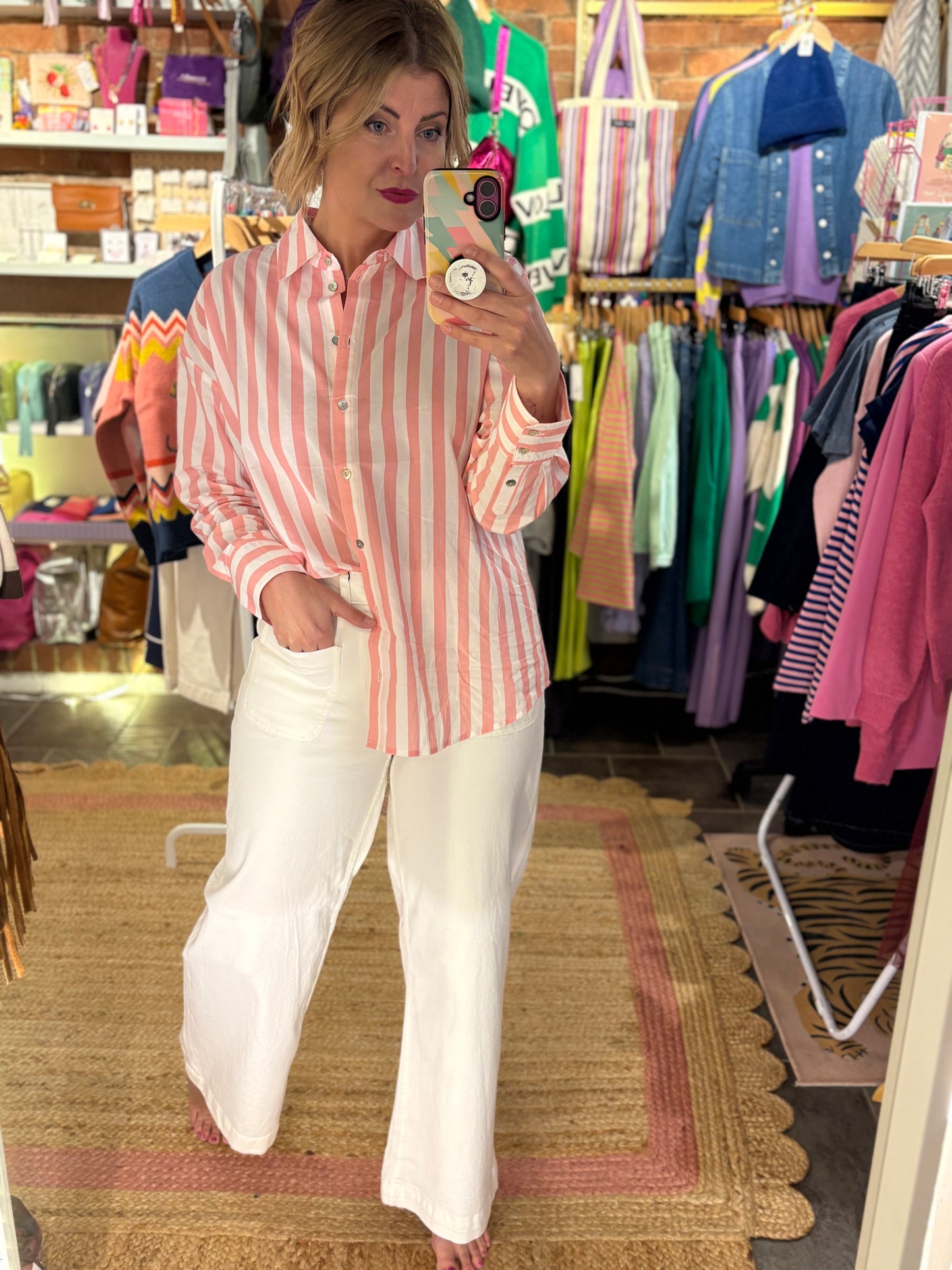 Candy Stripe Blouse