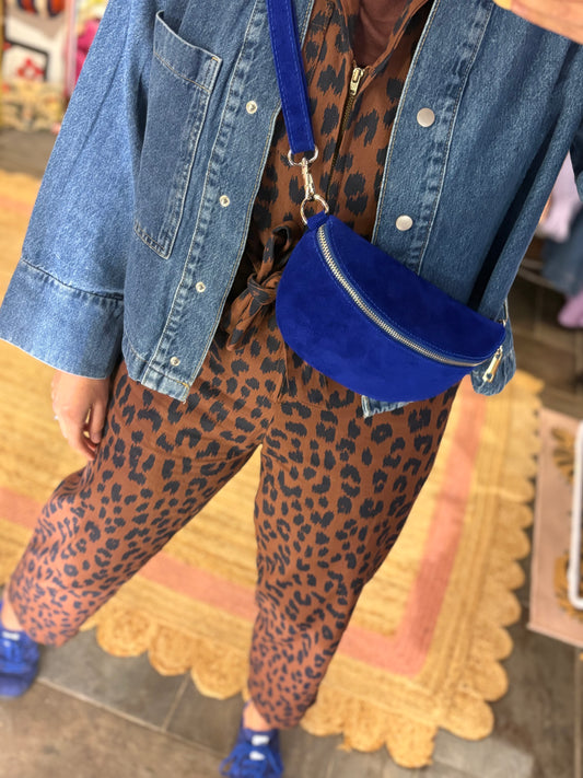 Leopard Print Jumpsuit