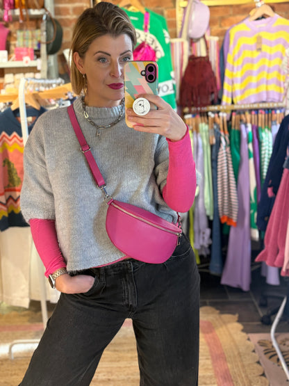 Boxy Knit Cropped Jumper