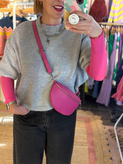 Boxy Knit Cropped Jumper