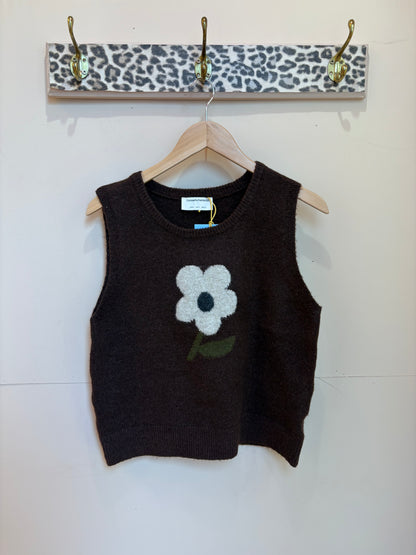 Flower Knit Tank Top