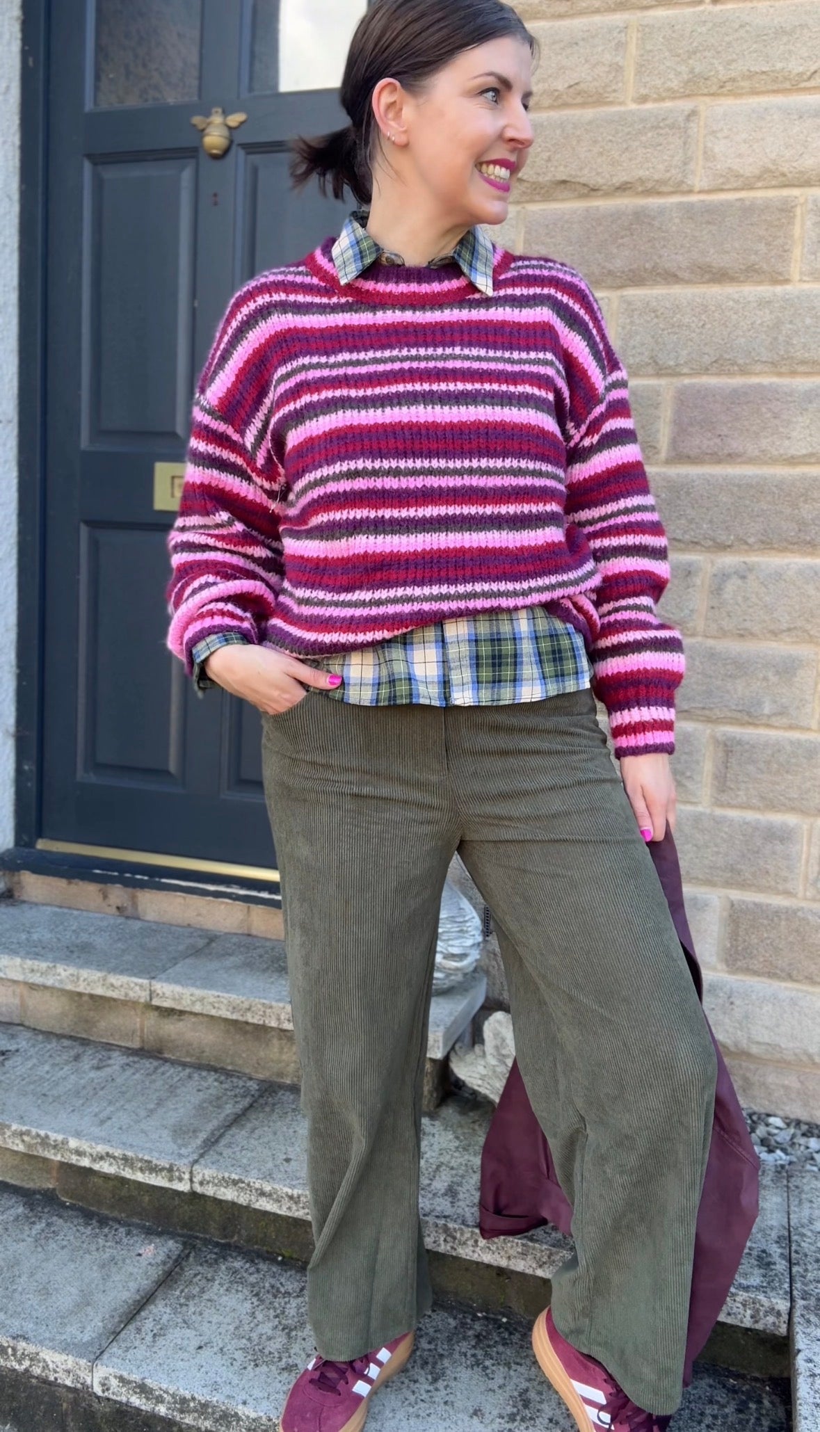 Olive Corduroy Trousers