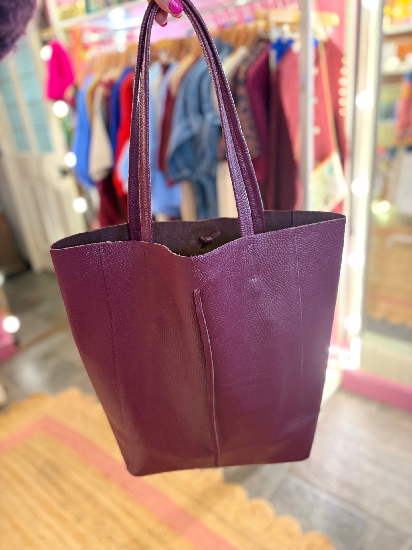 Leather Tote Bag