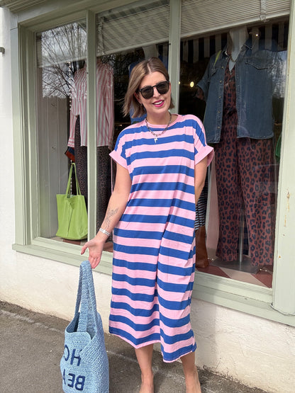 Striped T-Shirt Dress