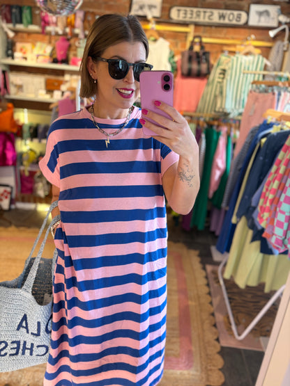 Striped T-Shirt Dress