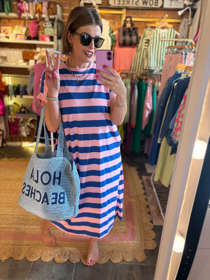 Striped T-Shirt Dress