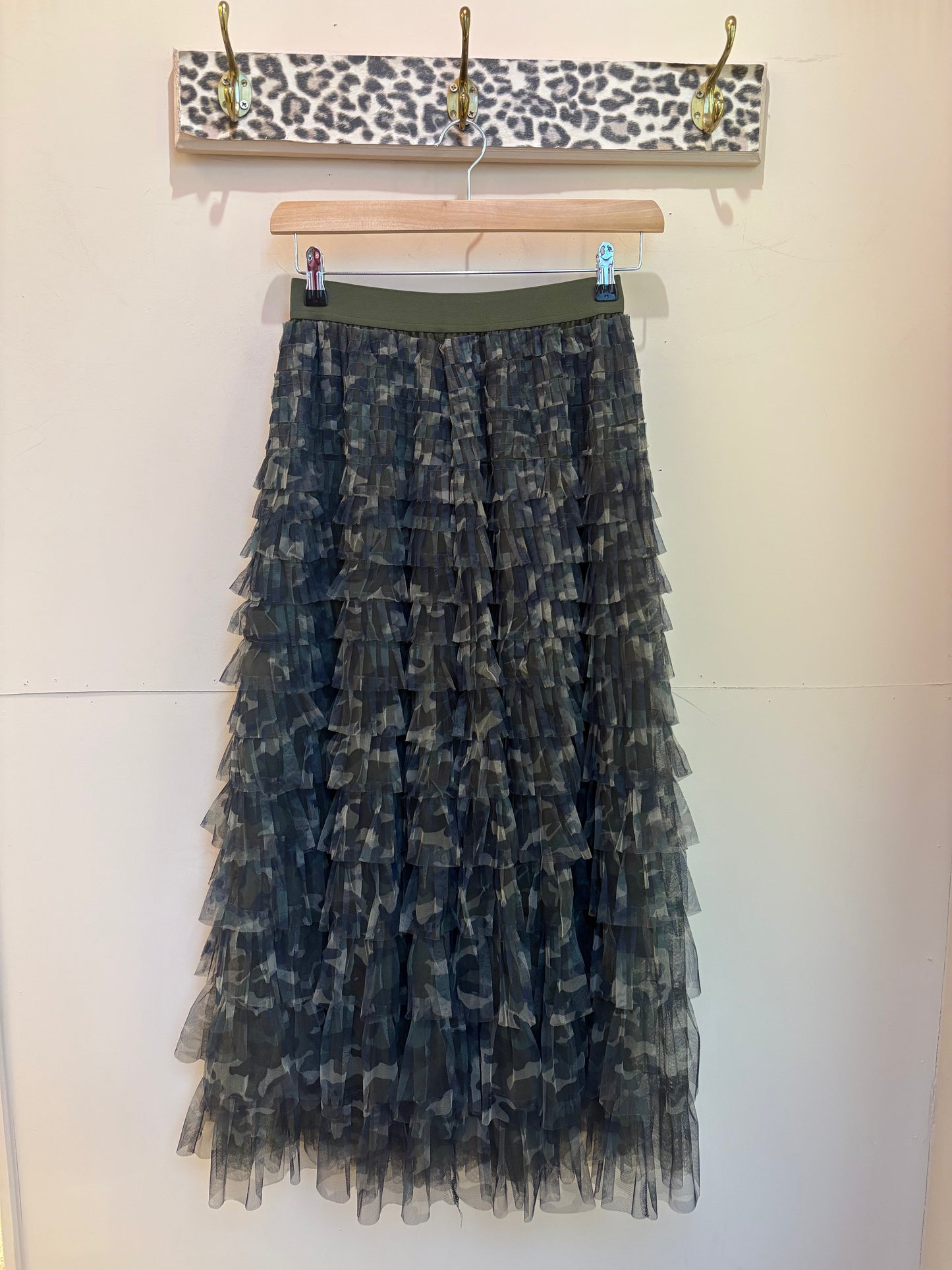 Tulle Frill Maxi Skirt